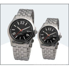 Stainless Steel Lover Watch, Quartz Couple Watches (15168)
